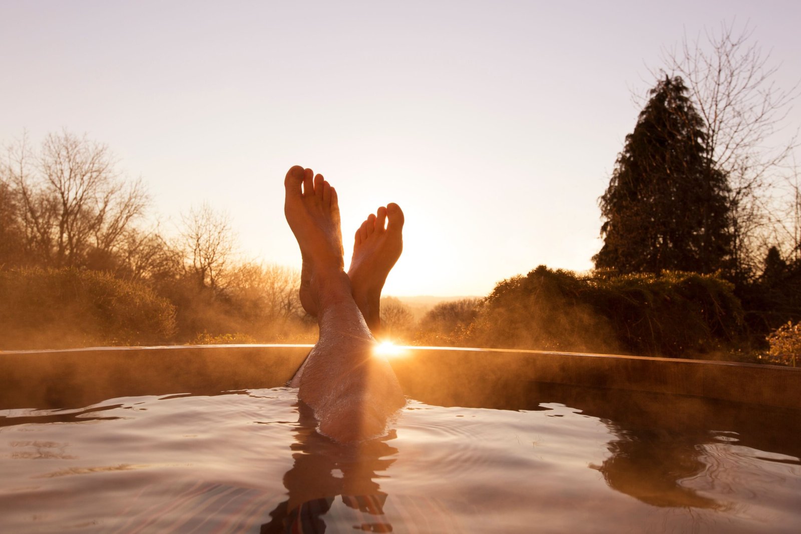 Glamping pods with hot tubs